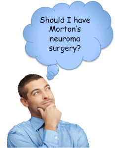 Morton's neuroma surgery